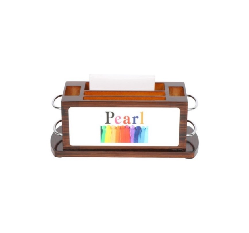 Wooden Tumbler Without Pen & Pad18x8x8 cm HCOU-7