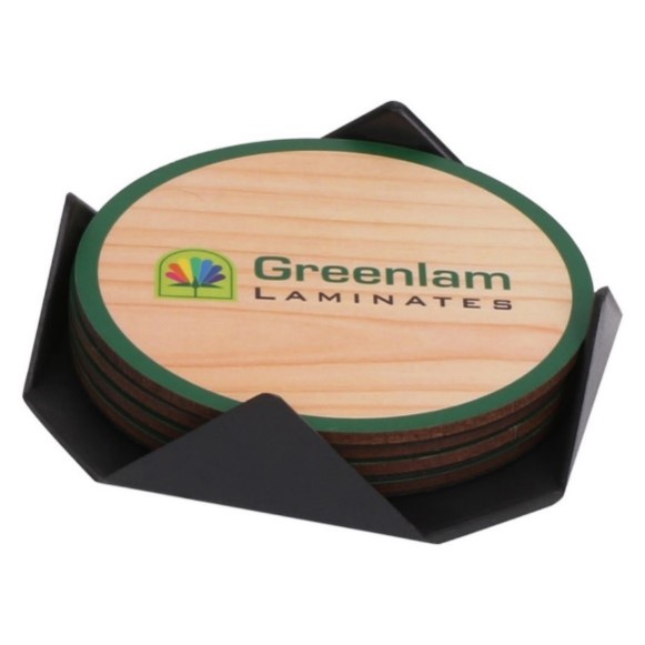 Greenlam (Set of 4) with stand (with Box) High Glass Lamination HCC-1