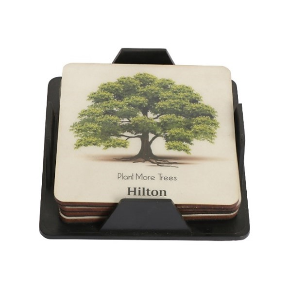 Hilton (Set of 4) with stand (with Box) High Glass Lamination HCC-5